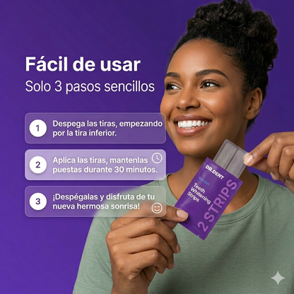 Tiras Blanqueadoras Dentales